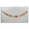 colorful 1st birthday bunting