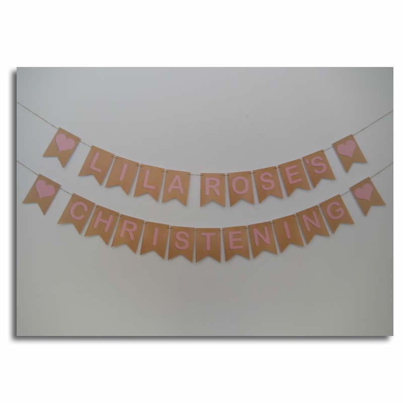 Personalize, ready to post within 1 day or your ordering.  LoveBrite.com Traditional Christening Bunting