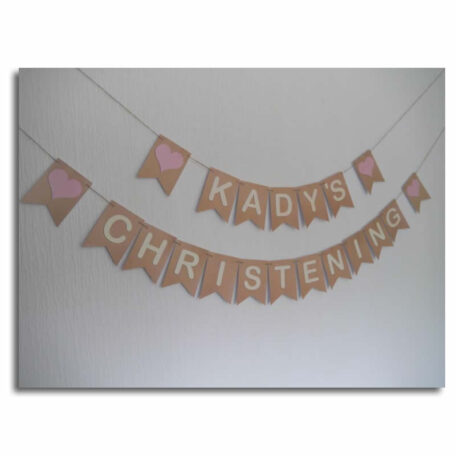 Traditional Christening Bunting