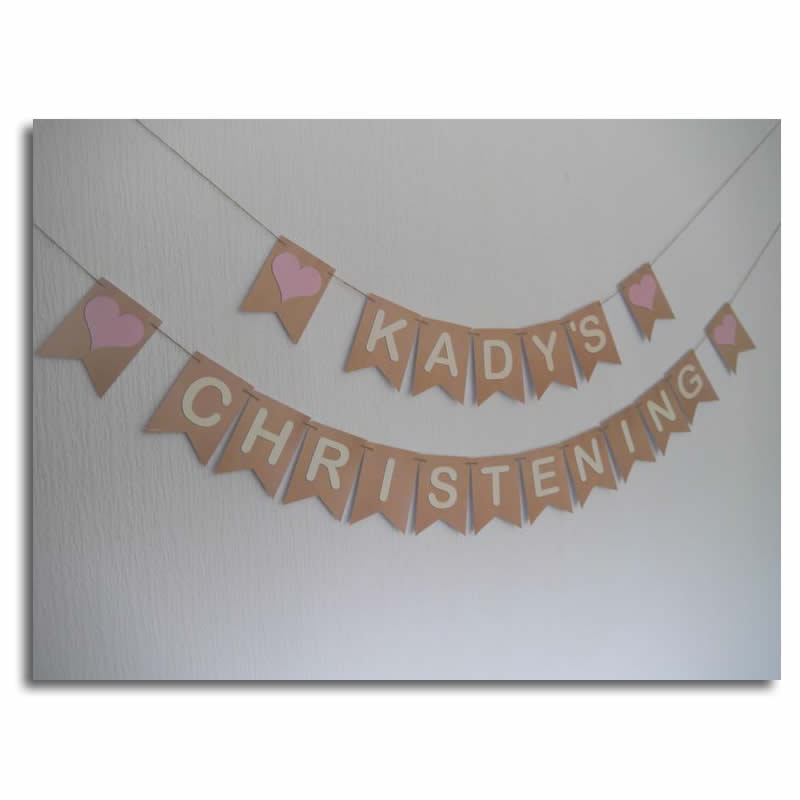 Personalize, ready to post within 1 day or your ordering.  LoveBrite.com Traditional Christening Bunting