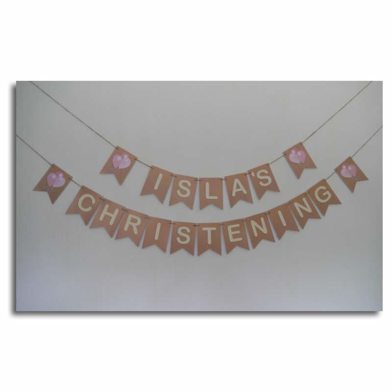 Personalize, ready to post within 1 day or your ordering.  LoveBrite.com Traditional Christening Bunting