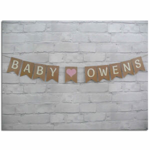 personalised new baby bunting