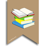 Graduation Books Bunting theme