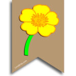 Buttercup theme bunting