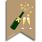 Champagne Theme Bunting