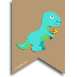 Cute Dinosaur theme bunting