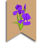 Iris Flower bunting