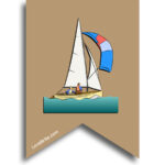 Sailing boat theme bunting