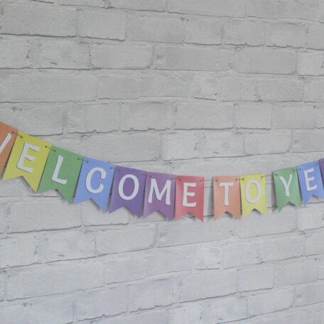 Welcome to year one decoration